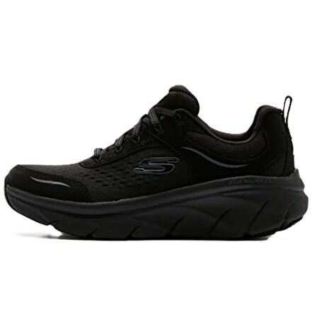 Skechers D'Lux Walker 2.0-Daisy Doll Womens Memory Foam Sneaker Grey Hafızalı Taban Kadın Günlük Spor Ayakkabı Siyah