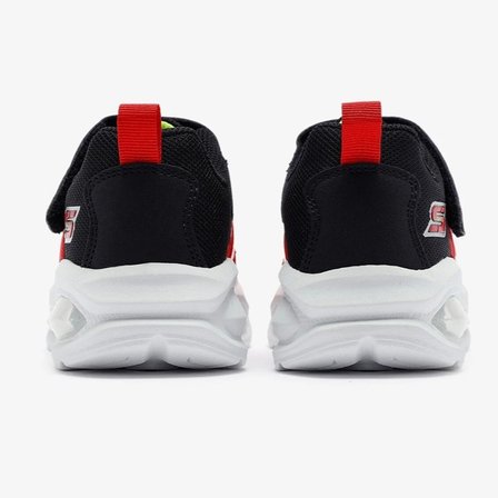 Skechers Lights Pristmatrons Kids Sneaker Lastik Bağcıklı Cırtlı Işıklı Günlük Çocuk Spor Ayakkabı Kırmızı