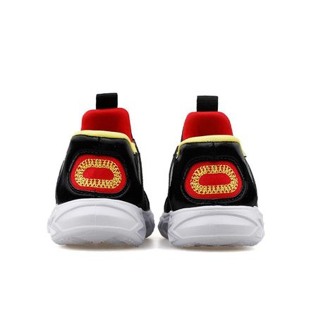 Skechers Lights Hypno 2.0-Brisk-Brights Kids Sneaker Lastik Bağcıklı Işıklı Günlük Çocuk Spor Ayakkabı Kırmızı-Siyah