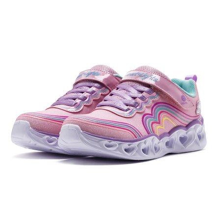 Heart Lights Retro Hearts Çocuk Pembe Sneaker Ayakkabı 302689L LPMT