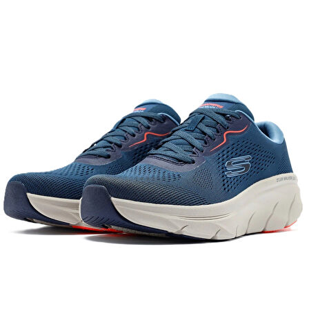 Skechers D'Lux Walker 2.0-Swave Memory Foam Mens Sneaker Hafızalı Taban Erkek Günlük Spor Ayakkabı Mavi