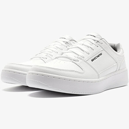Skechers Sport Court 92-Vistaway Memory Foam Mens Sneaker Hafızalı Taban Erkek Günlük Spor Ayakkabı Beyaz