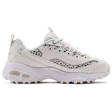 Skechers D'Lites Wildcats Memory Foam Womens Sneaker Hafızalı Taban Kadın Günlük Spor Ayakkabı Krem