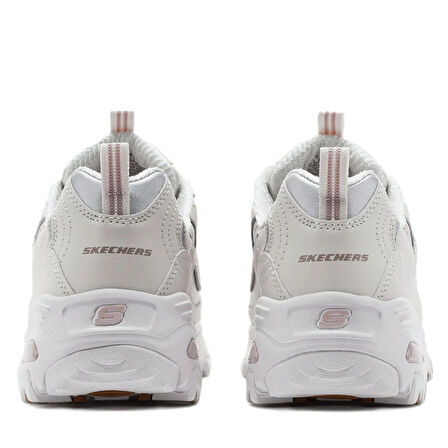 Skechers D'Lites Wildcats Memory Foam Womens Sneaker Hafızalı Taban Kadın Günlük Spor Ayakkabı Krem