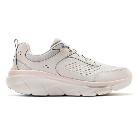 Skechers D'Lux Walker 2.0-Daisy Doll Womens Memory Foam Sneaker Pink Hafızalı Taban Kadın Günlük Spor Ayakkabı Krem