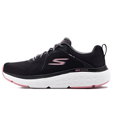 Skechers Max Cushioning Delta-Smooth Stride Womens Running Black Kadın Koşu Yürüyüş Ayakkabısı Siyah