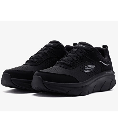 Skechers D'lux Walker 2.0 - Durven Memory Foam Mens Black Sneaker Hafızalı Taban Kadın Günlük Spor Ayakkabı Siyah