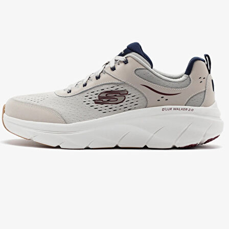 Skechers D'lux Walker 2.0 - Durven Memory Foam Mens Beige Sneaker Hafızalı Taban Kadın Günlük Spor Ayakkabı Bej