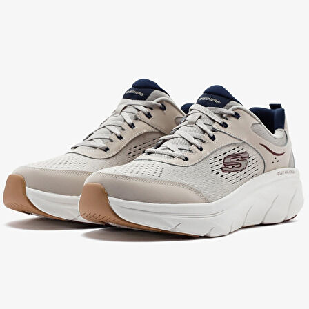 Skechers D'lux Walker 2.0 - Durven Memory Foam Mens Beige Sneaker Hafızalı Taban Kadın Günlük Spor Ayakkabı Bej
