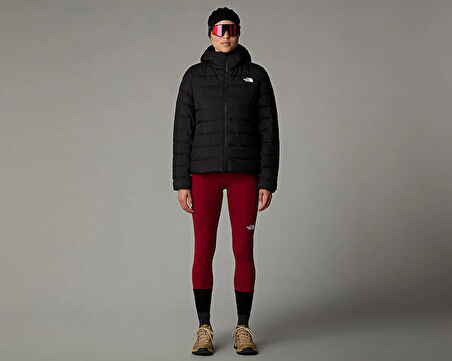 The North Face W Aconcagua 3 Hoodie Kadın Outdoor Montu (600 Dolgu Kaz Tüyü) NF0A84IV4H01 Siyah