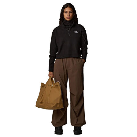 100 Glacier Cropped Kadın Siyah Outdoor Mont NF0A855N4H01