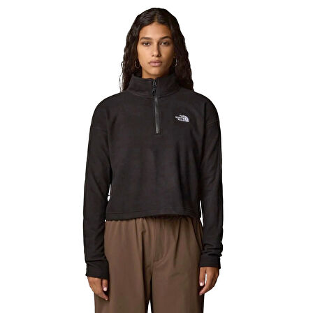 100 Glacier Cropped Kadın Siyah Outdoor Mont NF0A855N4H01