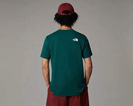 The North Face M Ss Sımple Dome Tee Erkek Outdoor Tişörtü NF0A87NG6GI1 Yeşil