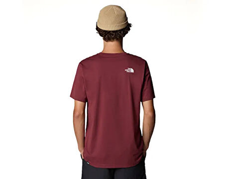 The North Face M Ss Simple Dome Tee Erkek Outdoor Tişörtü NF0A87NG0VO1 Kırmızı