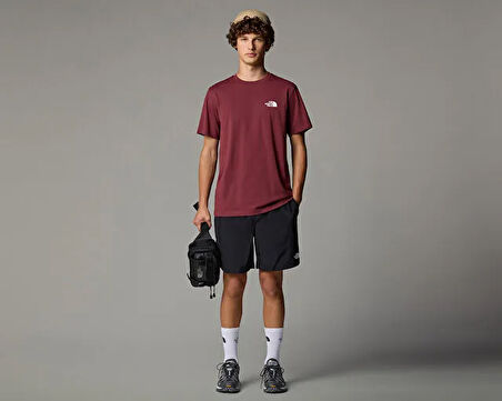 The North Face M Ss Simple Dome Tee Erkek Outdoor Tişörtü NF0A87NG0VO1 Kırmızı
