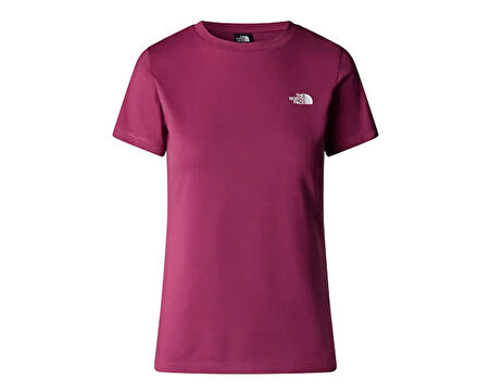 The North Face W Ss Sd Slim Tee Kadın Günlük Tişört NF0A87NH6EO1 Pembe
