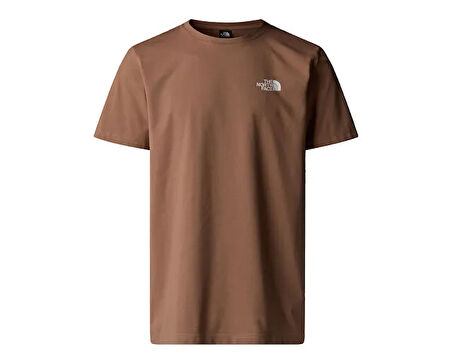 The North Face M Ss Simple Dome Tee Erkek Outdoor Tişörtü NF0A87NG6IH1 Kahverengi