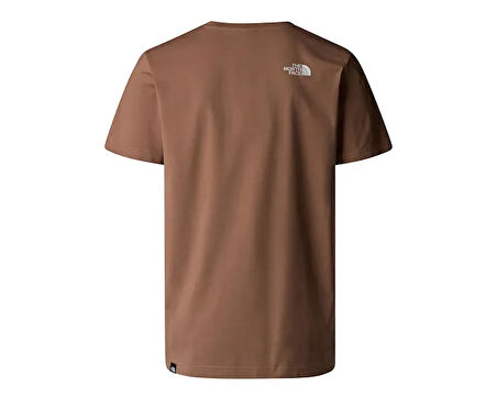 The North Face M Ss Simple Dome Tee Erkek Outdoor Tişörtü NF0A87NG6IH1 Kahverengi