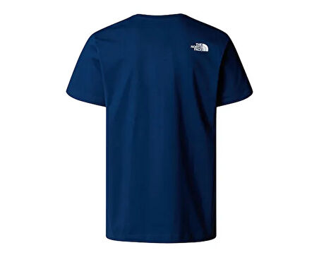 The North Face M Ss Never Stop Exploring Tee Erkek Outdoor Tişörtü NF0A87NSD1R1 Mavi