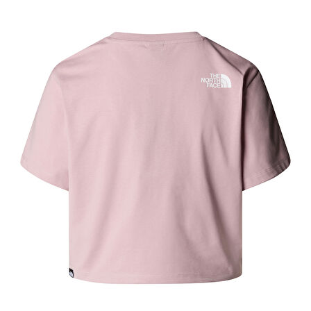 Simple Dome Cropped Kadın Pembe Outdoor T-Shirt NF0A87U40SO1