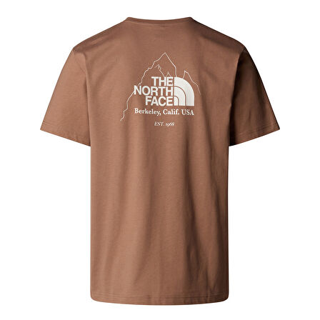 Biner Erkek Kahverengi Outdoor T-Shirt NF0A894Z6IH1