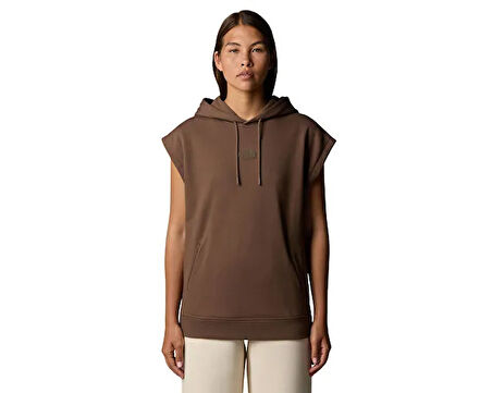 The North Face W Ss Relaxed Hoodie Kadın Günlük Sweatshirts NF0A8BW21OI1 Kahverengi