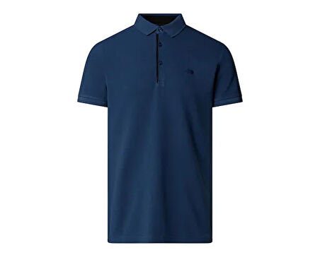 The North Face M Premium Slim Polo Erkek Günlük Polo Tişört NF0A8C1NHDC1 Mavi