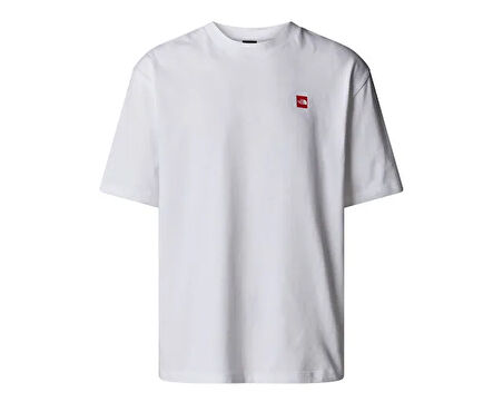 The North Face U Axys Oversized S/S  Tee Erkek Günlük Tişört NF0A8C1RFN41 Beyaz