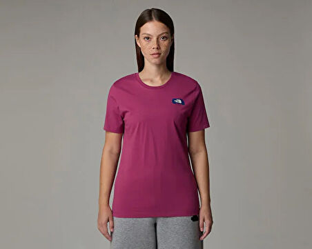 The North Face W Ss Outdoor Graphic Tee Kadın Outdoor Tişörtü NF0A8C226EO1 Pembe