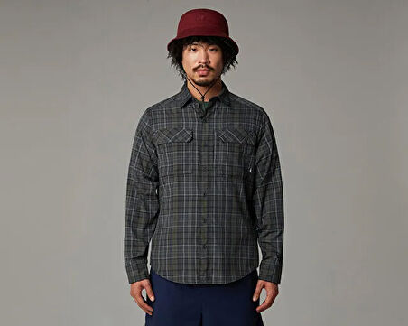 The North Face M Sequoia Plaid Shirt Erkek Günlük Gömlek NF0A8BGK97J1 Gri