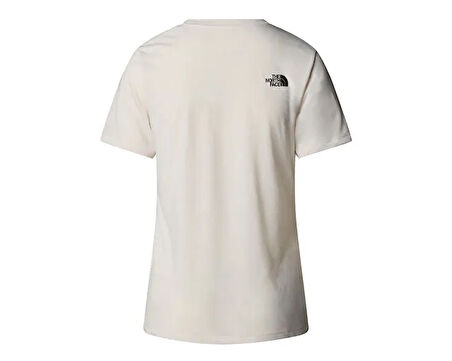 The North Face W Foundation Tee Graphic 1 Kadın Günlük Tişört NF0A8BRZQLI1 Beyaz