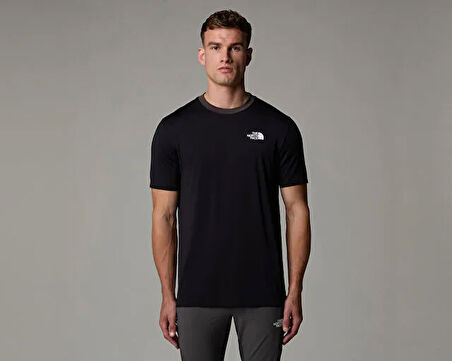 The North Face M Valday Tech S/S Tee Erkek Günlük Tişört NF0A8BT8JK31 Siyah