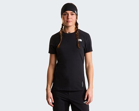 The North Face W LIGHTNING ALPINE S/S Kadın Outdoor Tişörtü NF0A8BT5JK31 Siyah