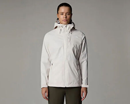 The North Face W Alta Vista Rain Jacket Kadın Outdoor Yağmurluk NF0A8BK9QLI1 Beyaz