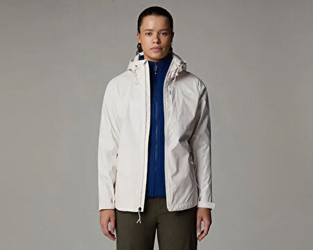 The North Face W Alta Vista Rain Jacket Kadın Outdoor Yağmurluk NF0A8BK9QLI1 Beyaz