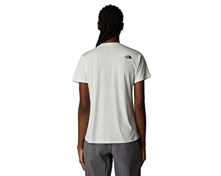 The North Face W Flex Short Sleeves Reg Tee Kadın Günlük Tişört NF0A8BRRQLI1 Beyaz