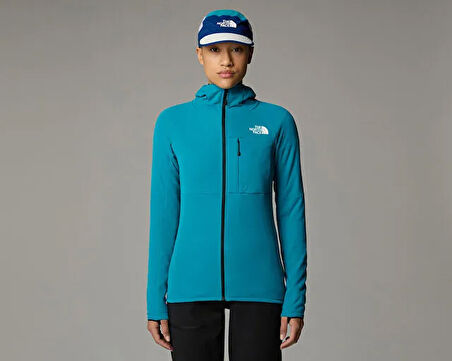 The North Face W Summit Futurefleece Fz Hoodie Kadın Outdoor Ceketi NF0A5J8T6GO1 Mavi
