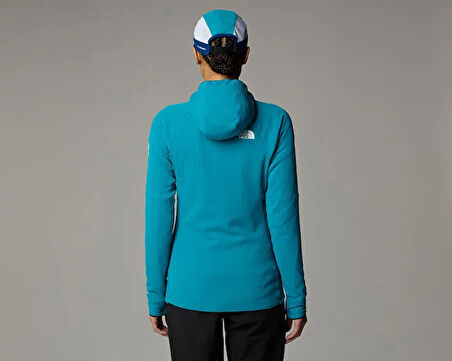 The North Face W Summit Futurefleece Fz Hoodie Kadın Outdoor Ceketi NF0A5J8T6GO1 Mavi