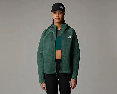 The North Face W Dotknit Thermal Fz Hoodie Kadın Günlük Ceket NF0A89VEHCH1 Yeşil