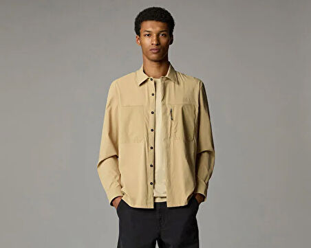 The North Face M L/S Lightrange Shirt Erkek Outdoor Ceketi NF0A8B53LK51 Haki