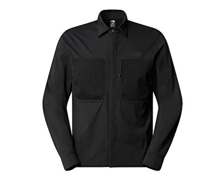 The North Face M L/S Lightrange Shirt Erkek Outdoor Ceketi NF0A8B53JK31 Siyah