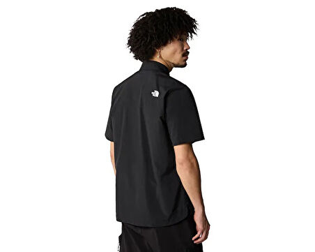 The North Face M Packable Ss Shirt Erkek Günlük Gömlek NF0A883J4H01 Siyah