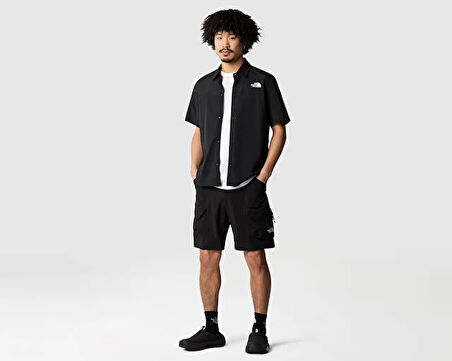 The North Face M Packable Ss Shirt Erkek Günlük Gömlek NF0A883J4H01 Siyah