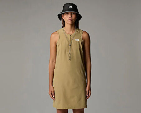 The North Face W Packable Dress Kadın Günlük Elbise NF0A883XAQV1 Bej