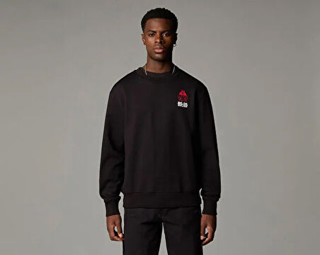 The North Face U Mnt Jacket Anniversary Relaxed Crew Unisex Günlük Sweatshirt NF0A8DN6JK31 Siyah