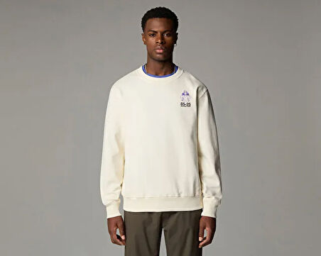 The North Face U Mnt Jacket Anniversary Relaxed Crew Unisex Günlük Sweatshirts NF0A8DN6QLI1 Beyaz