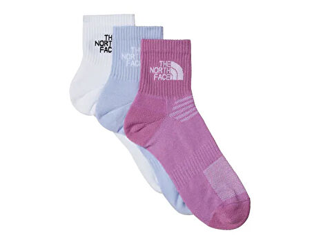 The North Face Multi Sport Cush Quarter Sock 3P Çorap (3 Çift) NF0A882GA4I1 Beyaz