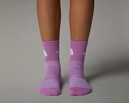 The North Face Multi Sport Cush Quarter Sock 3P Çorap (3 Çift) NF0A882GA4I1 Beyaz