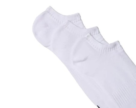 The North Face Multi Sport Invisible Sock 3P Çorap (3'lü) NF0A8BRAFN41 Beyaz