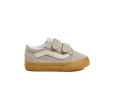 Vans Old Skool V Bebek Günlük Ayakkabı VN000CPZ0CS1 Gri